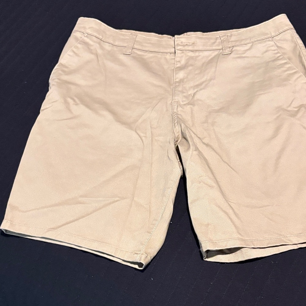 RSQ Men's Tan Flat Front Shorts